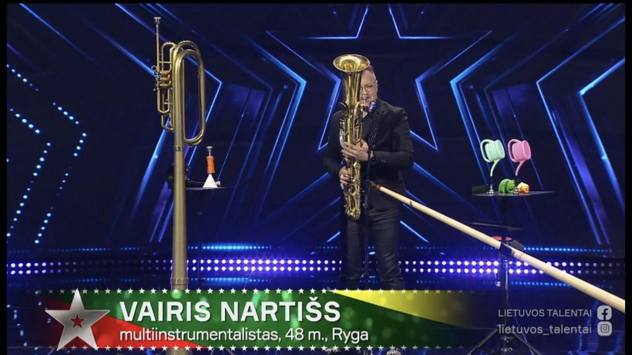 Lietuvos Talentai 2025 – Vairis Nartiss Shocks the Judges (Full Performance)