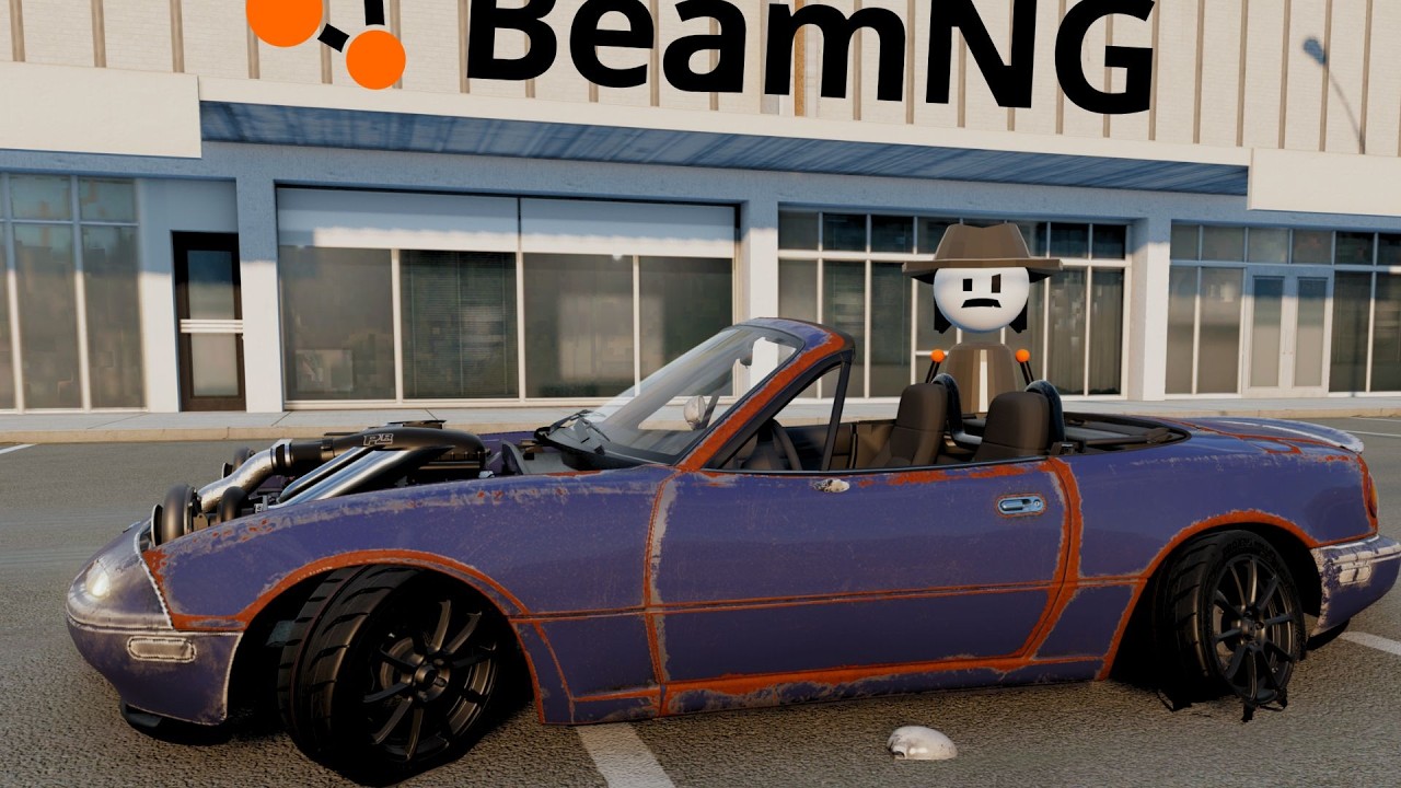 Пытаюсь собрать дрифт-Miata в режиме карьеры Beamng.