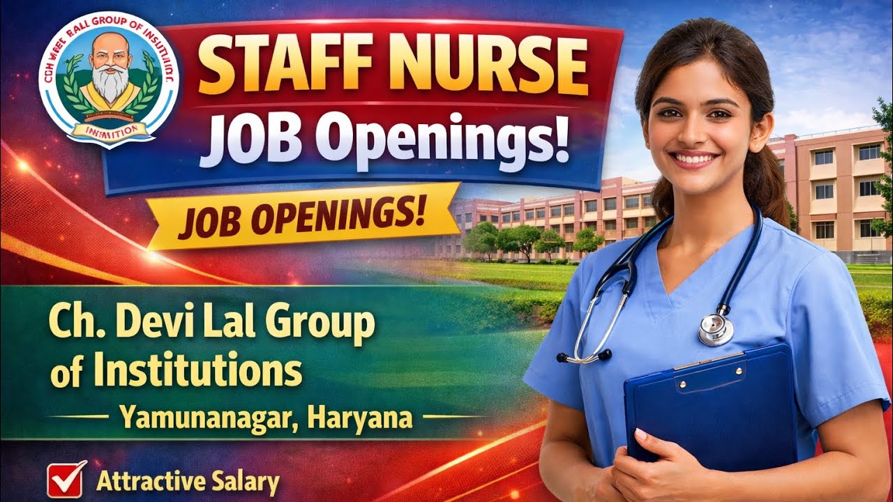 👉 STAFF NURSE JOB👉 NO EXAM 😱Staff Nurse Recruitment |Hospital Job 🏥 | No Exam Direct Selection भर्ती