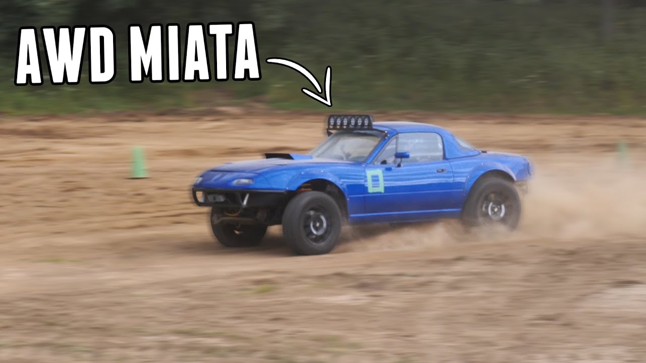 The FIRST RALLYCROSS Event in the AWD MIATA!