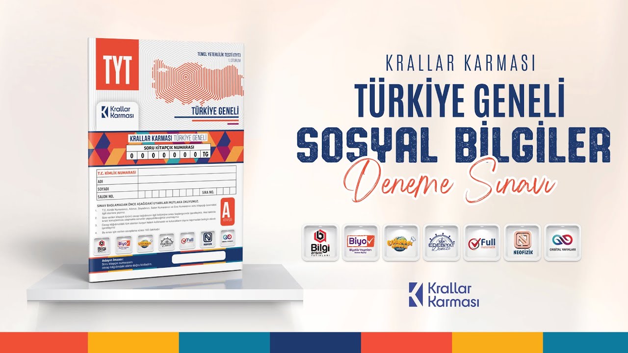 KRALLAR KARMASI 1. TÜRKİYE GENELİ TYT DENEMESİ SOSYAL BİLGİLER TESTİ ÇÖZÜMLERİ