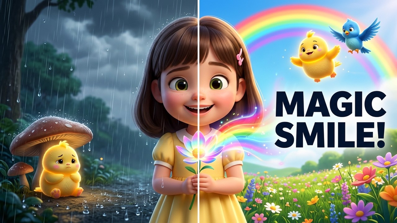 Sunny’s Little Smile 🌈 | Learn to Stay Positive Always | Kids Inspirational Animated Story