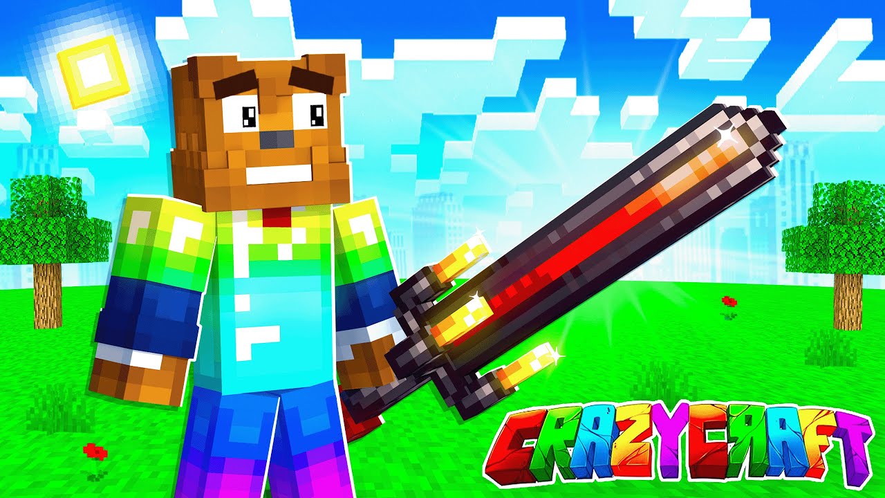 Создание БОЛЬШОЙ БЕРТЫ в Minecraft Crazy Craft