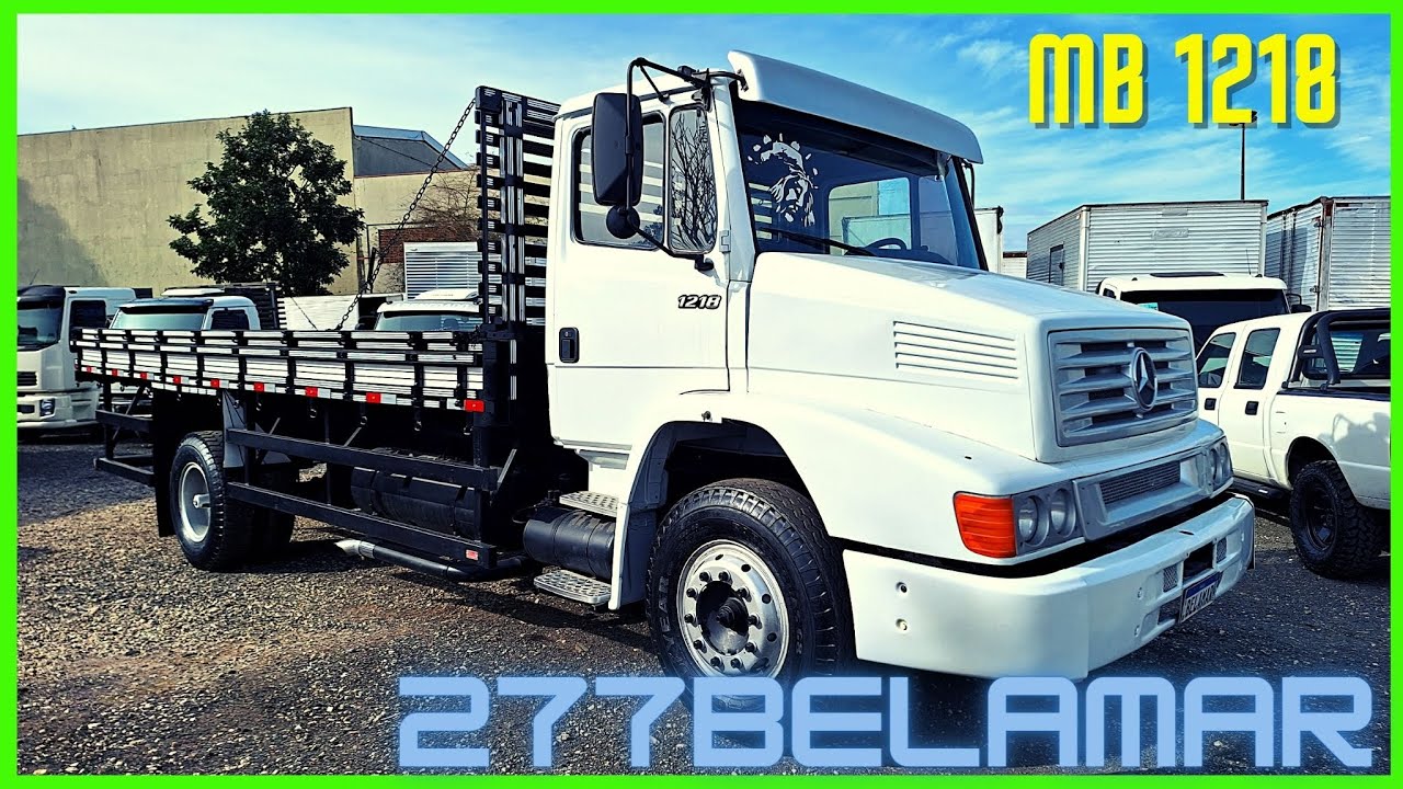 Caminhão Mb 1218 toco 4x2 carroceria ou baú 630 mts - Financiamento em ate 48x c/entrada