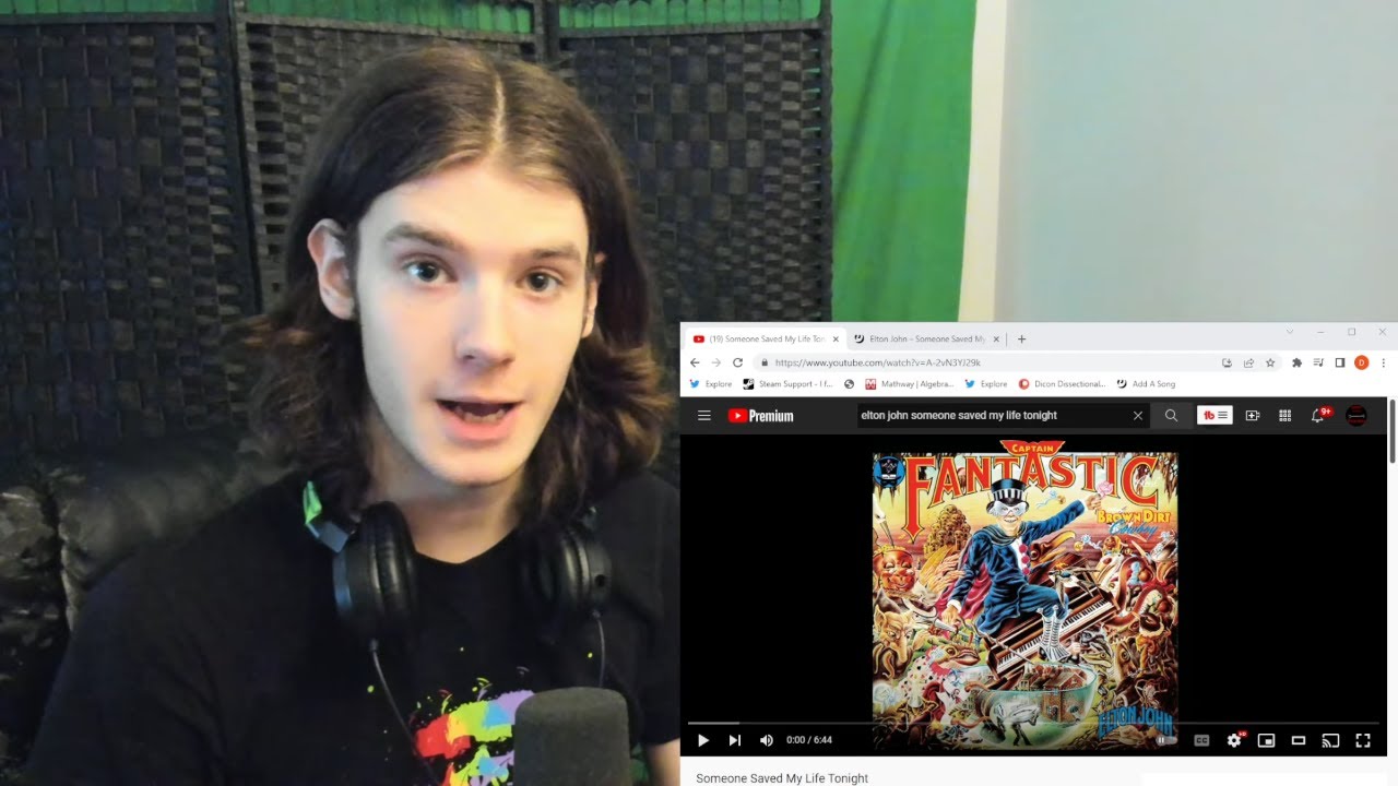 First listen to Elton John - Someone Saved My Life Tonight (REACTION)