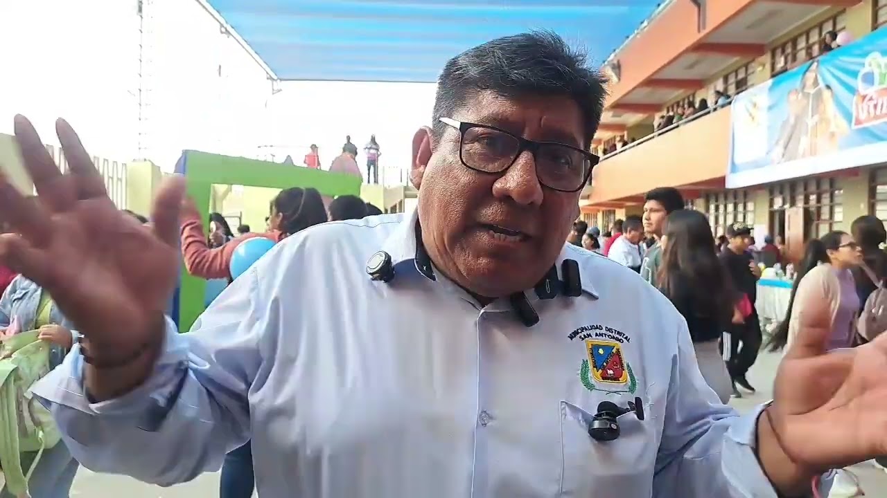 Alcalde distrital de San Antonio informa sobre el inicio de obras, proyectos y avances del Ptar
