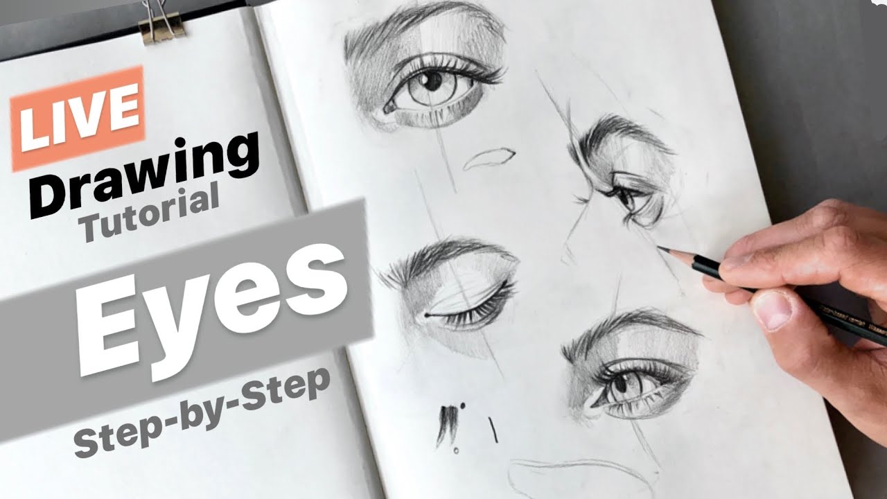 DRAW PERFECT EYES: Beginner Friendly Live Session!