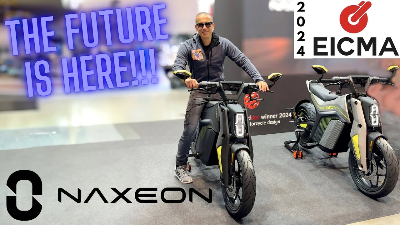 AT EICMA 2024 THE MOTORCYCLE FROM THE FUTURE - NAXEON, I AM - FIRST CONTACT