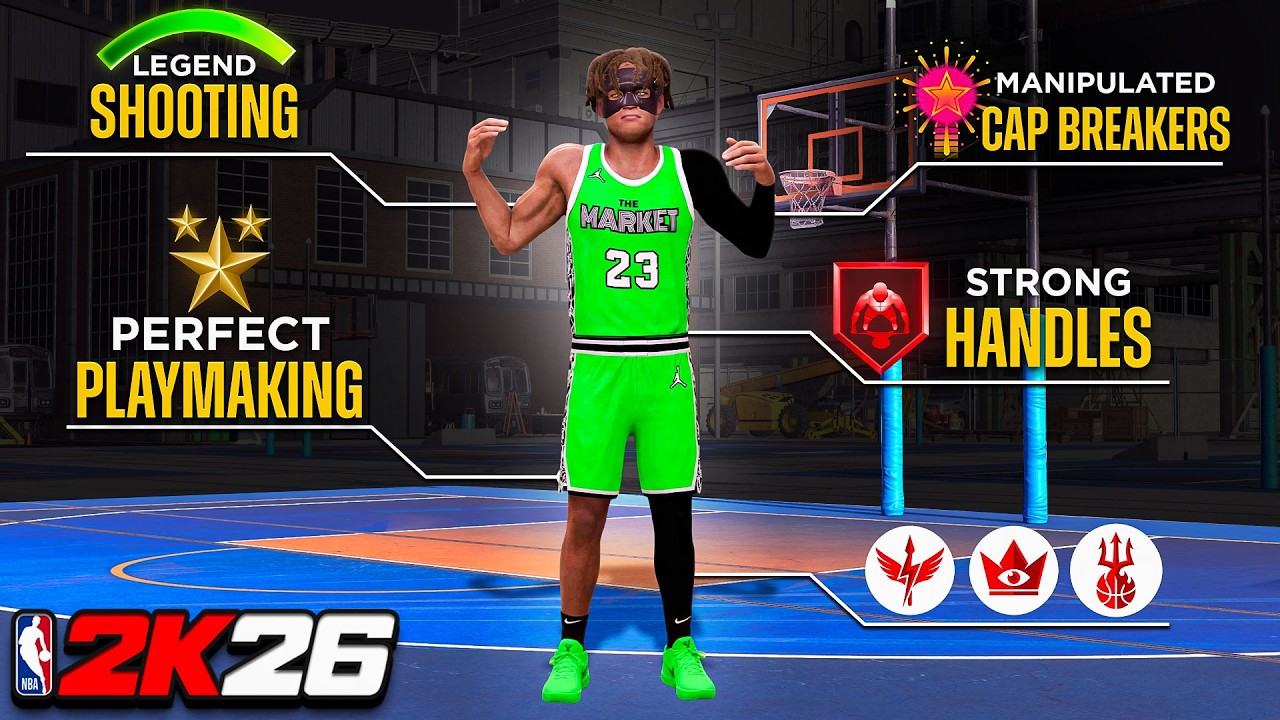 My *NEW* 3PT PLAYSLASH BULLY BUILD is ONE of a KIND on NBA 2K26