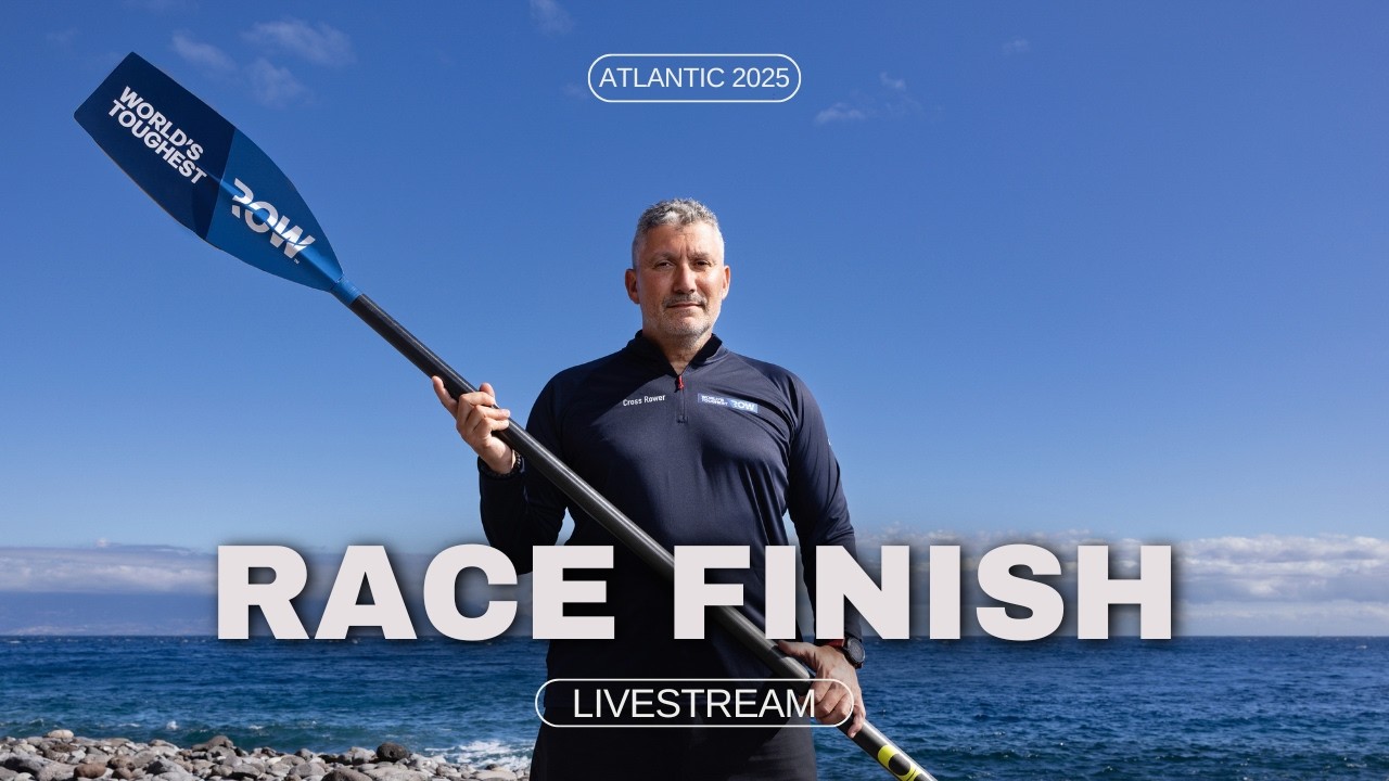 Race Finish Livestream | Cross Rower 🇨🇭🇲🇹 | World's Toughest Row - ATLANTIC 2025