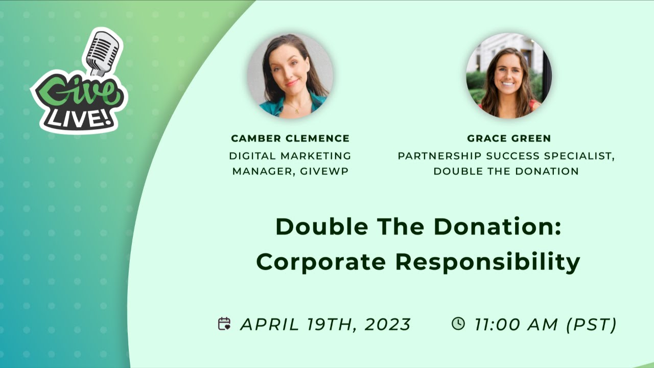 Give LIVE! Corporate Social Responsibility and Your Nonprofit