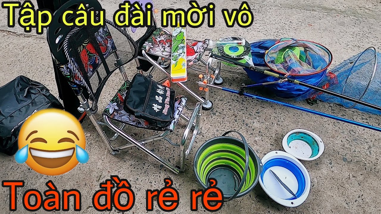 Mới tập câu đài ✅ Cần chuẩn bị những gì để câu cá ? | DUY FISHING SAI GON