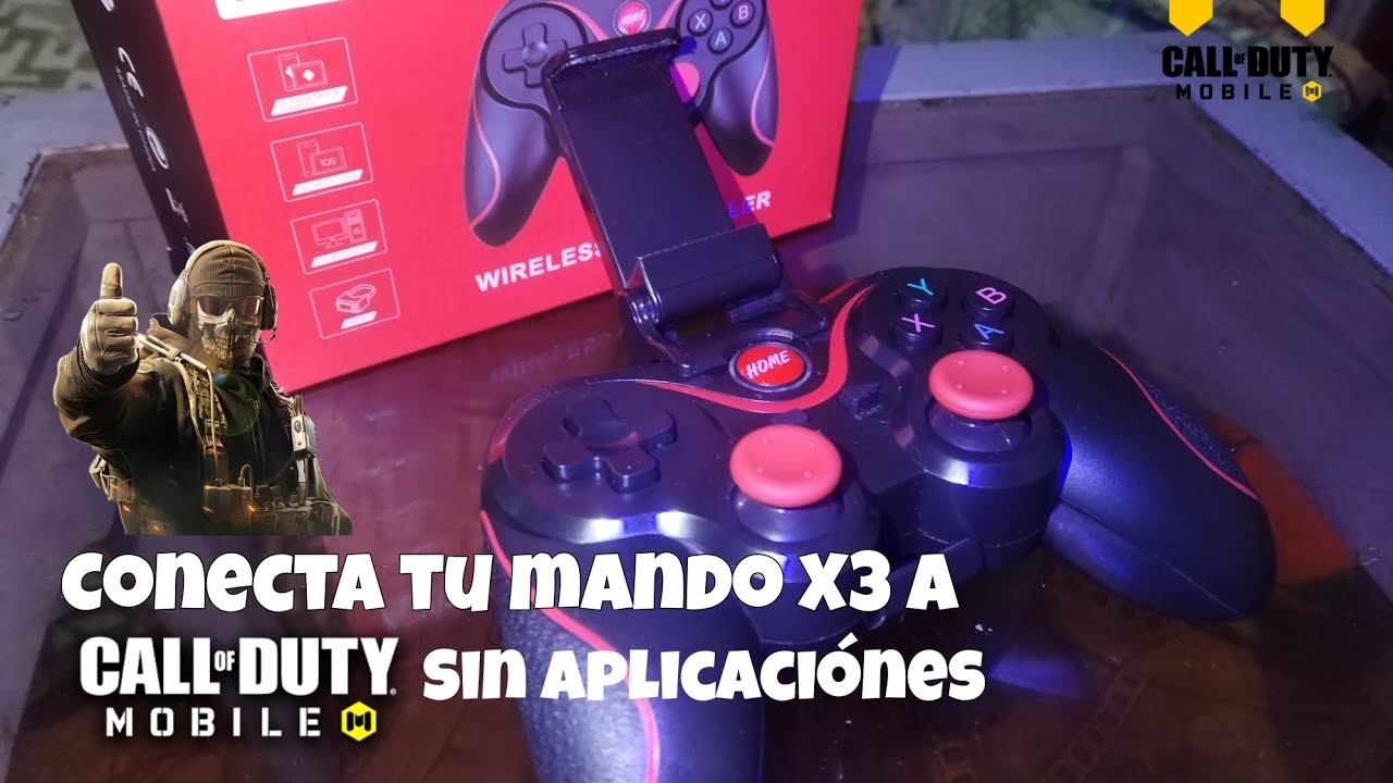 Cómo conectar el mando X3 para mejorar tu experiencia de juego en Call of Duty Mobile.