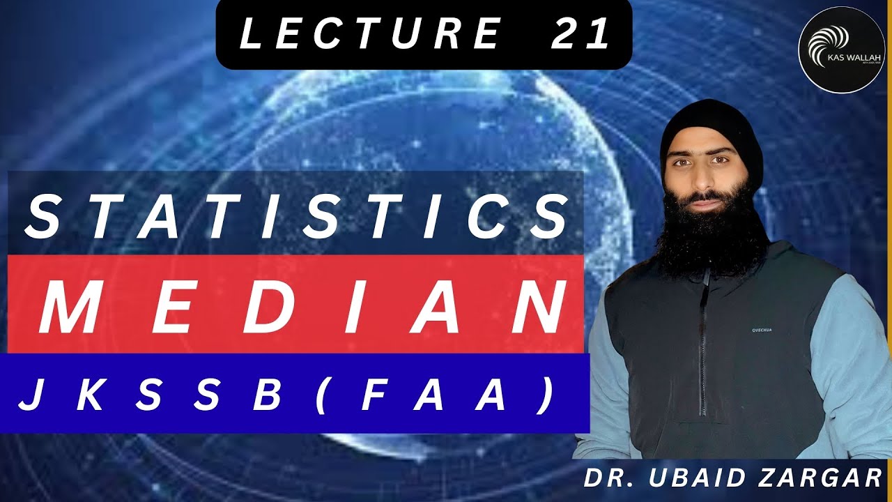 MEDIAN|FAA|#jkssb #jkpsc #upsc #generalstudies #statistics #education #iasmotivation #ssccgl