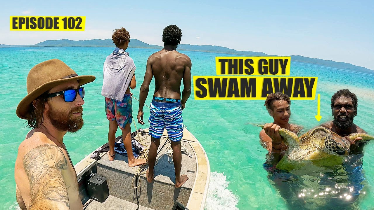 TINNY MISSION to Sacred Aboriginal turtle island + fishing | Northern AUSTRALIA