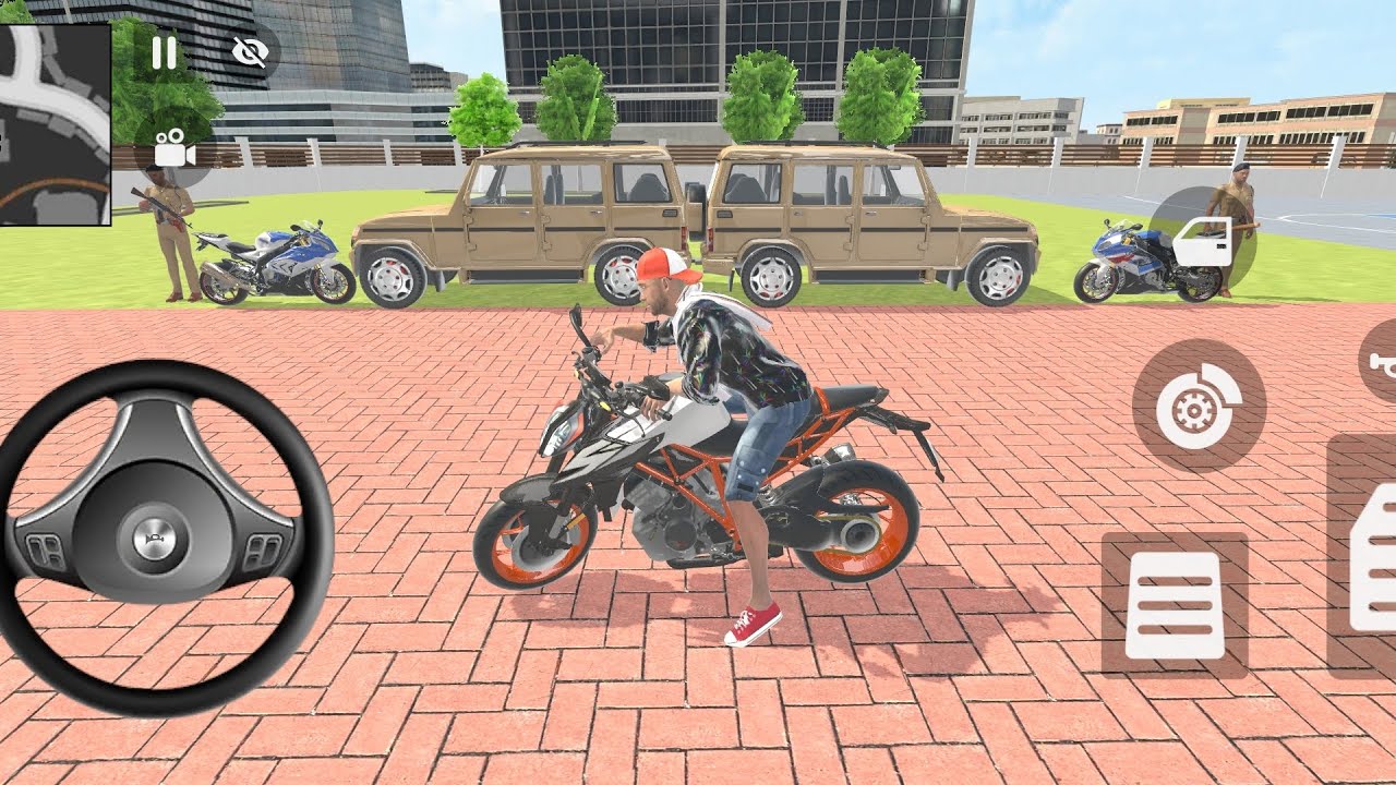 🎮 Franklin order by 2⃣ BMW bike 💥 and 2⃣ Jeep in Indian 🇮🇳 bike Theft 🚘 Auto simulator 🎮
