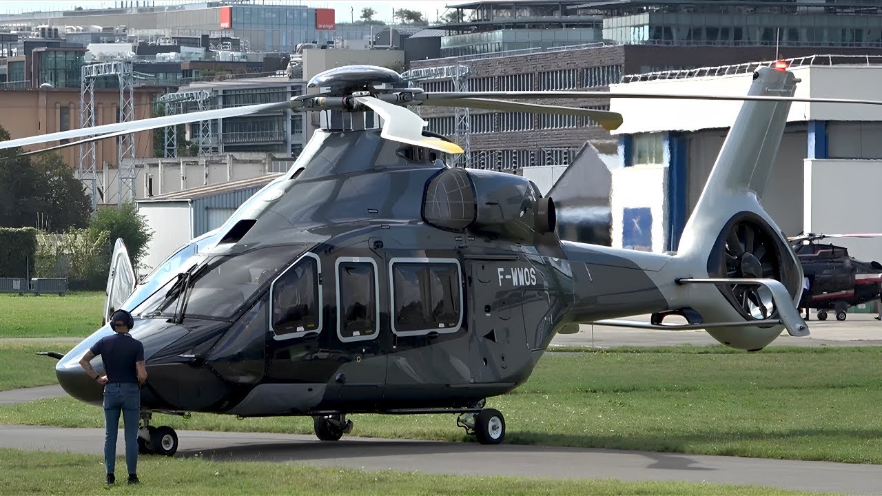 Airbus Helicopters H160 Engine Startup and Takeoff