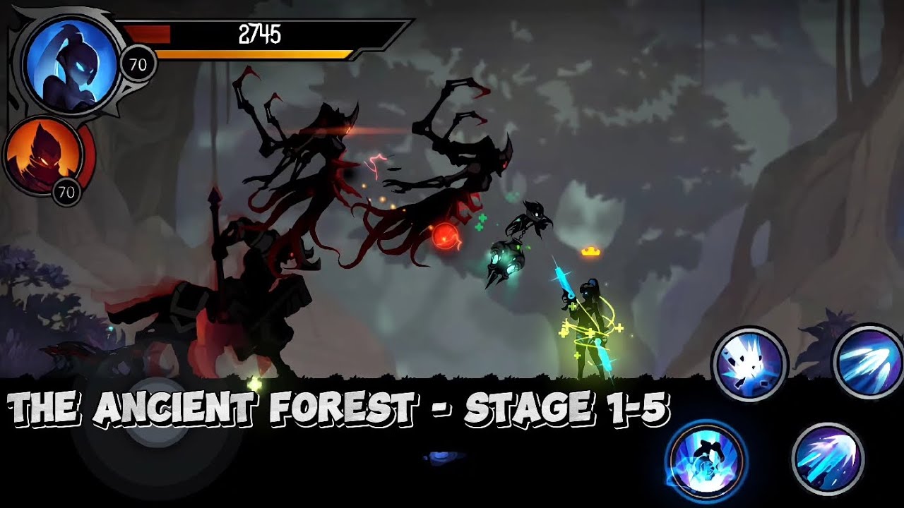 Shadow Knight - The Ancient Forest Area - Stage 1-5 - No Commentary