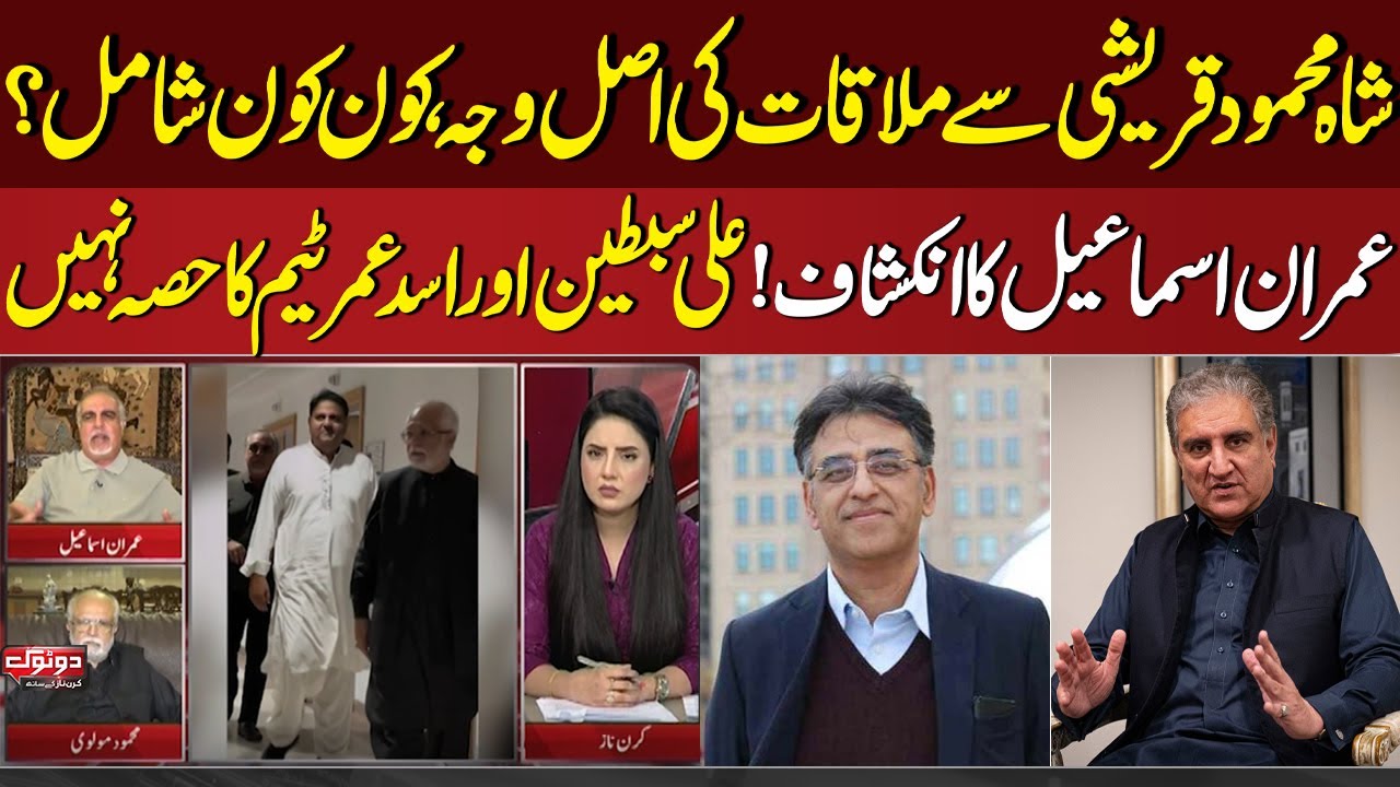 Real reason for meeting Shah Mehmood, Who is Involved? Imran Ismail reveals! | Do Tok
