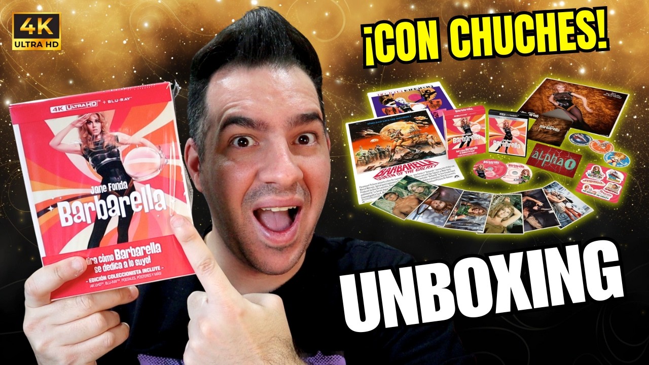 BARBARELLA edici&oacute;n COLECCIONISTA BLU RAY 4K UHD ✨ UNBOXING