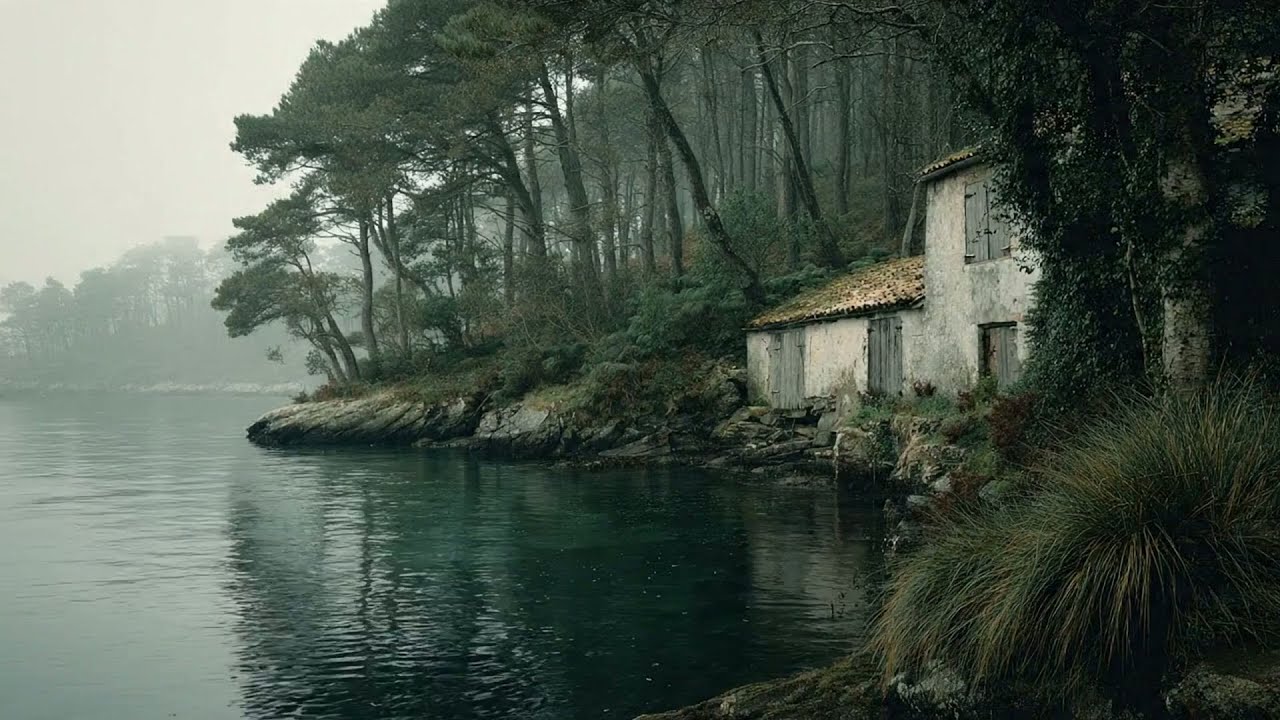 Mystical Coastal Refuge 🌲 Medieval Harp Music for Focus (1 Hour)