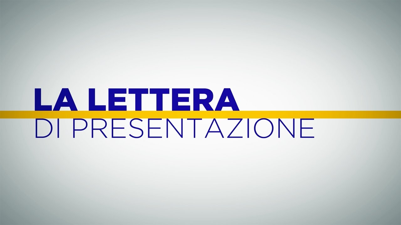 Job Tips AlmaLaurea: la lettera di presentazione
