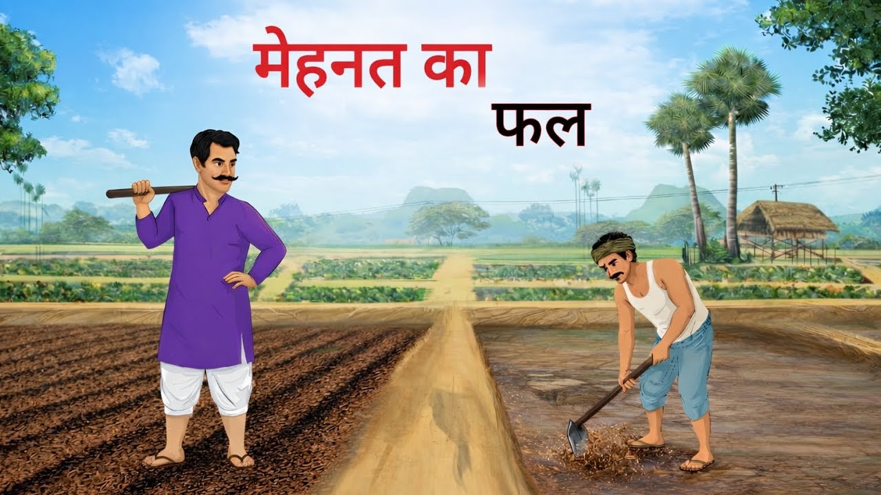 मेहनत का फल | Mehnat Ka Fal | Hindi Kahani | moral stories | new story | cartoon story 