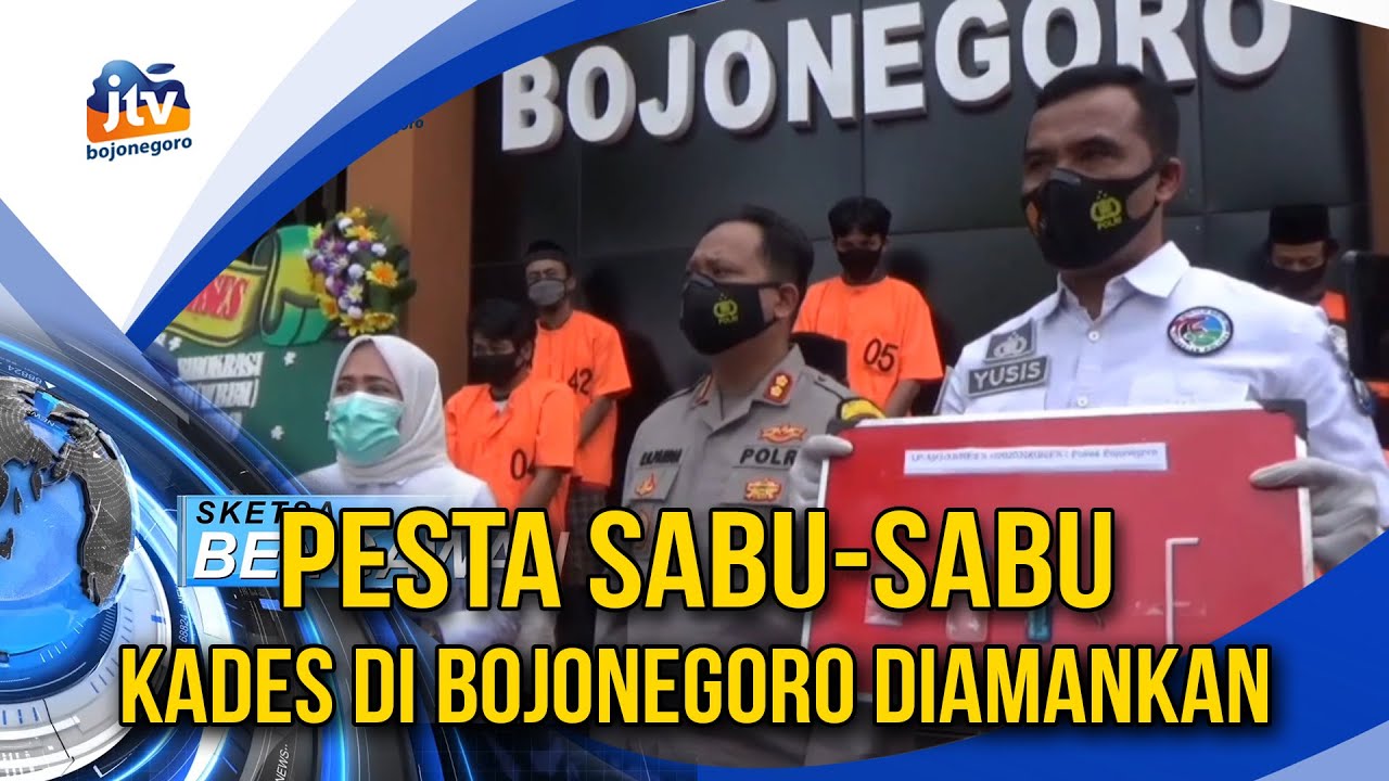 Pesta Sabu-Sabu, Kades Di Bojonegoro Diamankan Polisi
