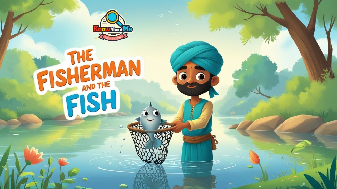 The Fisherman and the Fish | A Short Moral Story for Kids | #knowaboutme #storytimeforkids #kids