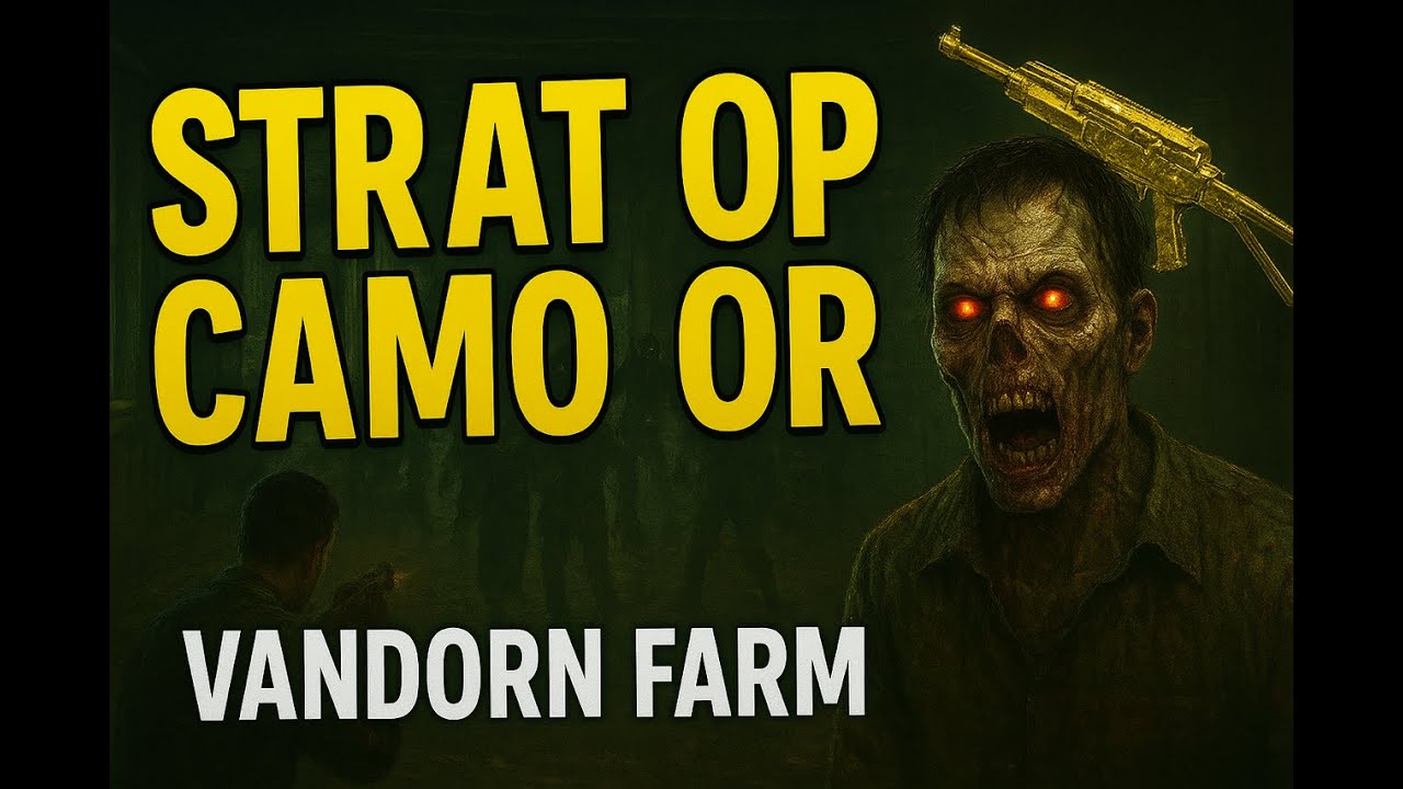 Strat Ultra Rapide pour le Camo Or – Spot OP sur Vandorn Farm BO7 Zombies”