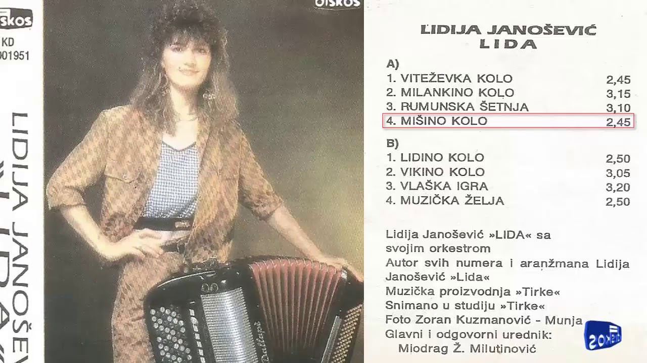 Lidija Janosevic Lida - Kola - (Audio 1992) - CEO ALBUM