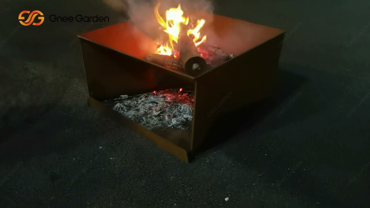 Corten Fire Pit Custom Size Metal Natural Rust Outdoor Large Brazier Barbecue Charcoal Brazier