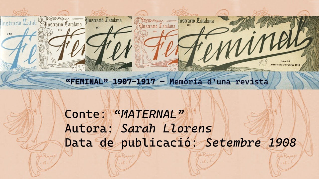 MATERNAL, Sarah Llorens -  Relats en català – Vídeo/audiollibre veu humana.