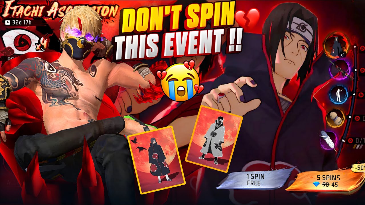 ITACHI ASCENSION EVENT SPIN FREE FIRE TAMIL |FREE FIRE NEW ITACHI EVENT SPIN #ffkprasanth #fftamil