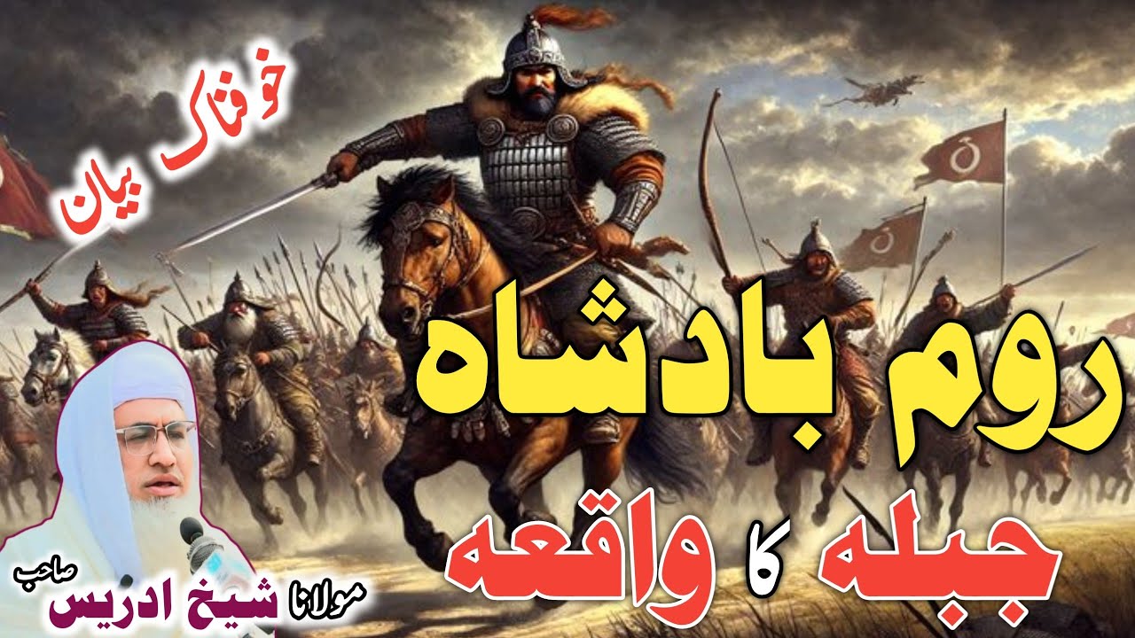 Poshto bayan / Molana Idrees Sab / Islamic videos/Islamic stories/“جبلہ بادشاہِ روم کا عبرتناک انجام