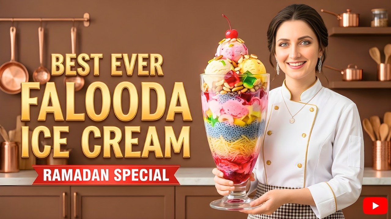 Royal Falooda Ice Cream at Home By Foodie Laiba