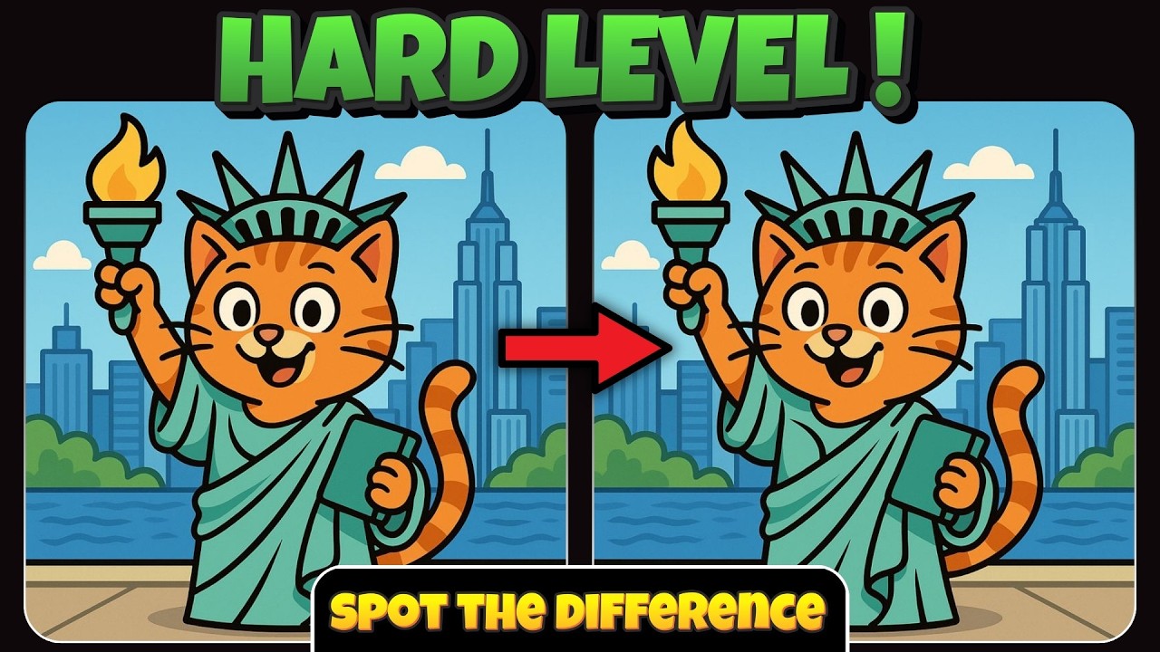 🦊Find the Difference: ONLY 1% Can spot All 3 Errors! 🚨 (Hard Level)