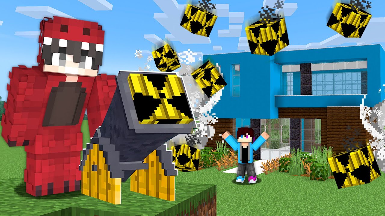 Beste Vriend Pranken Met Een TNT Kanon