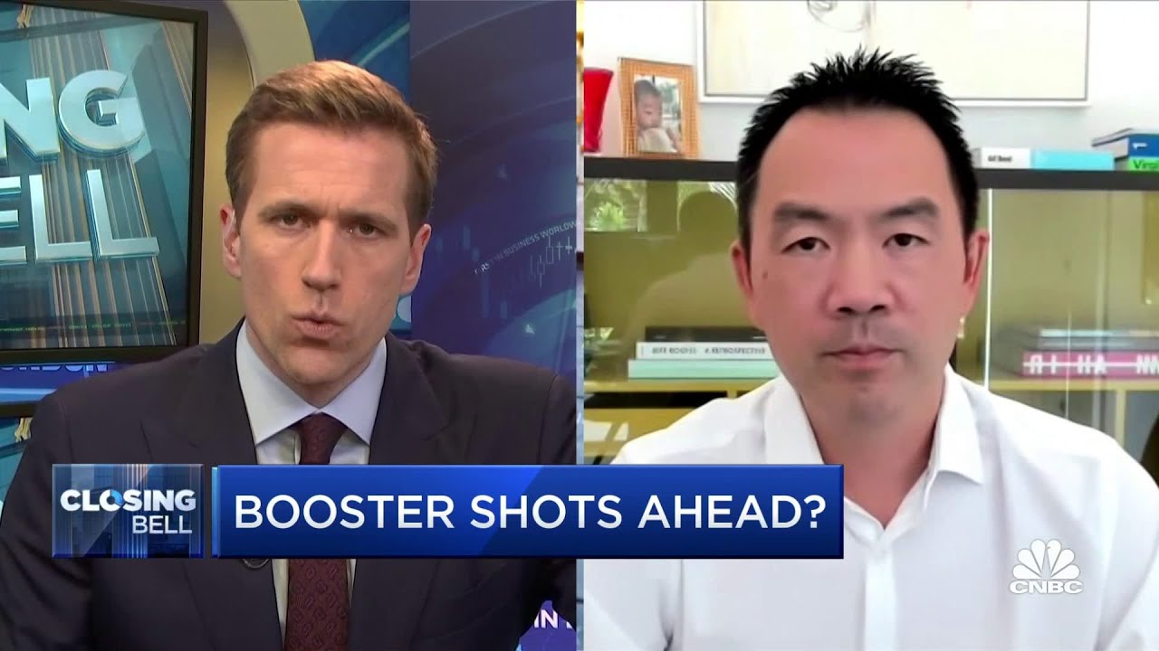 How will Covid booster shots impact stocks like Moderna and Pfizer?