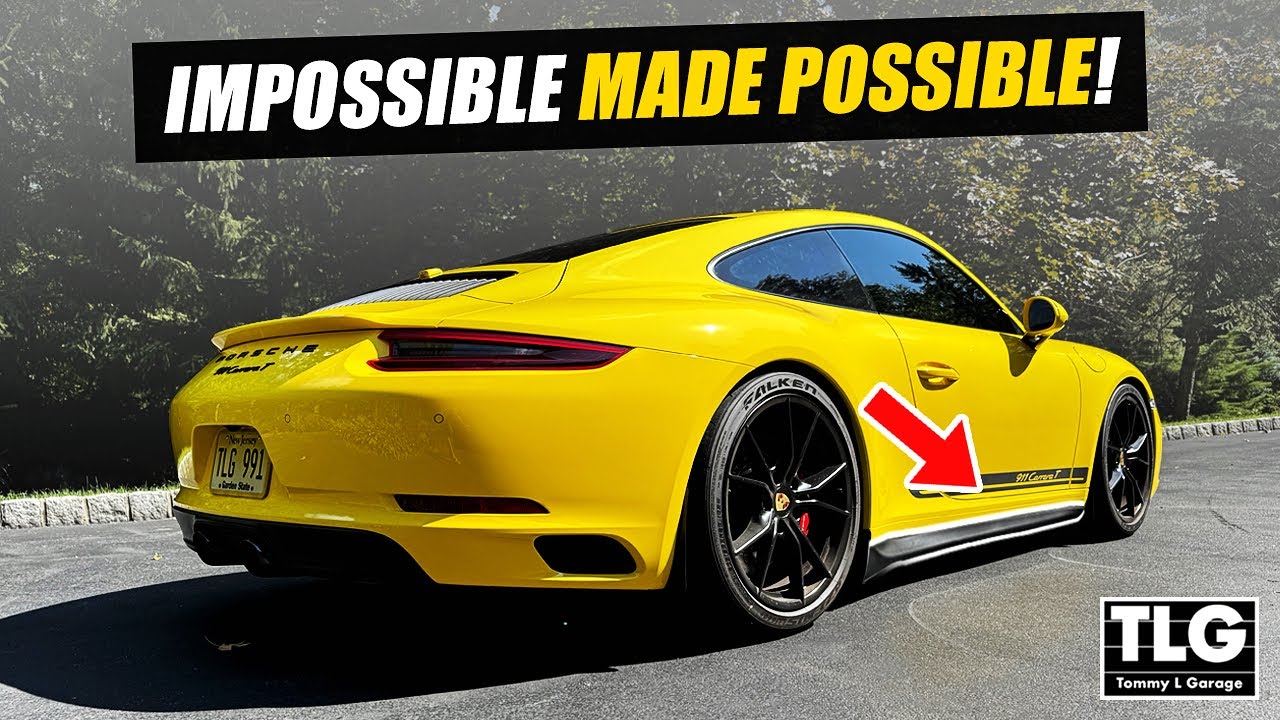 Upgrading My 991 Porsche 911 with EMC2design Side Skirts (Install + Comparison)