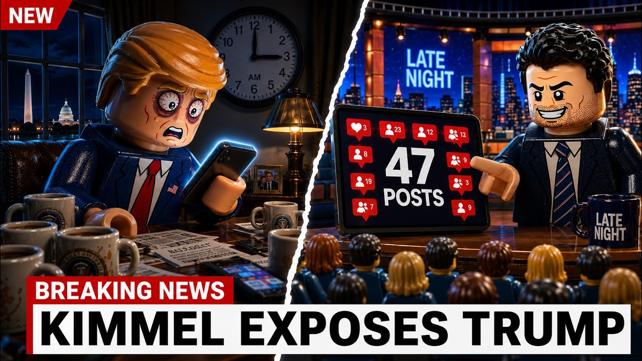 Trump's Midnight Meltdown EXPOSED: 47 Posts, Zero Sleep, Total Chaos | Jimmy Kimmel Live