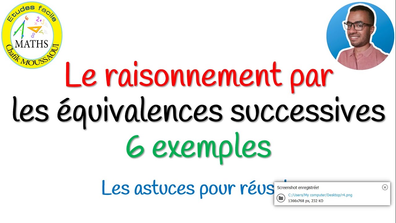 le raisonnement par l'équivalence : les astuces + 5 exemples 💯✅