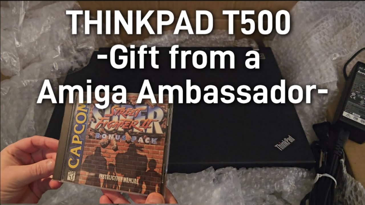 THINKPAD T500 – A GIFT FROM AN AMIGA AMBASSADOR 