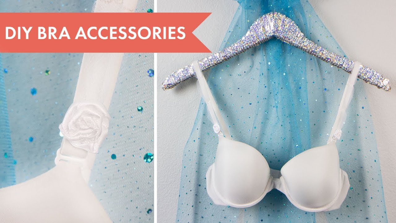 Romantic Tulle & Ribbon Rose Bra ❤️VDAY DIY | BalsaCircle.com