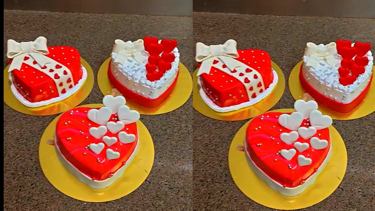Valentine's Day 2026/Happy Valentine's Day Cake Design 2026/Heart Shape Valentine Day Cake Design 