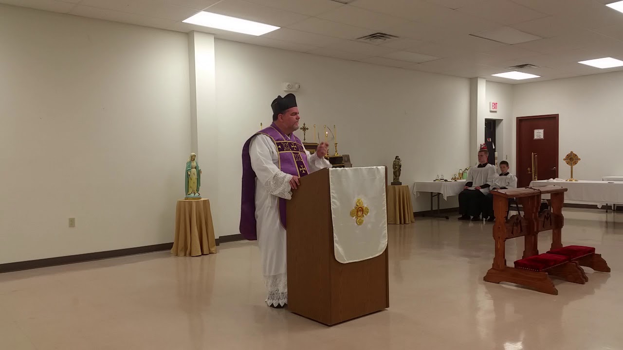 Fr J P Priest Necessary for all Sitientes Sat St Marys April 6 2019