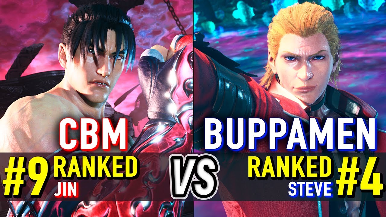 T8 🔥 CBM (#9 Ranked Jin) vs BUPPAMEN (#4 Ranked Steve) 🔥 Tekken 8 High Level Gameplay