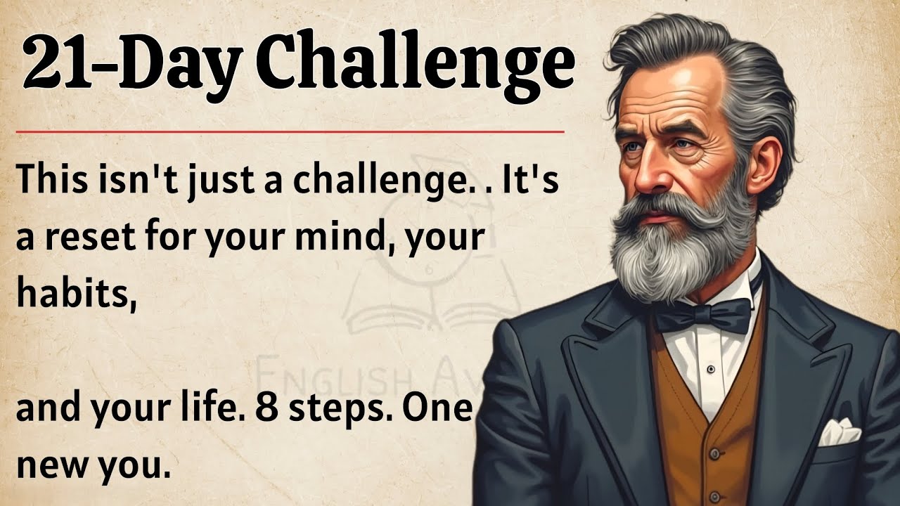 21 Days Challenge - How to Reprogram Your Mind For Success || Improve Your English Fluency ✅️