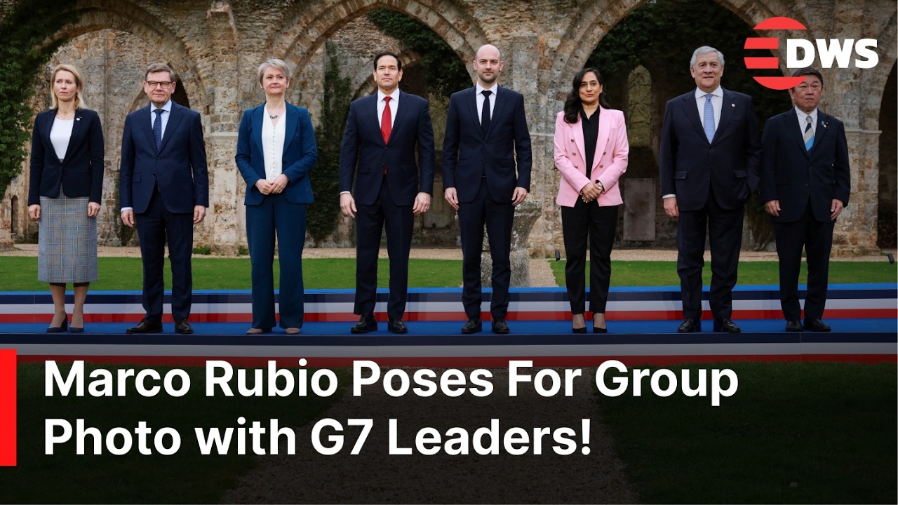 СМОТРИТЕ: Марко Рубио присоединился к министрам иностранных дел стран G7 для исторической группов...