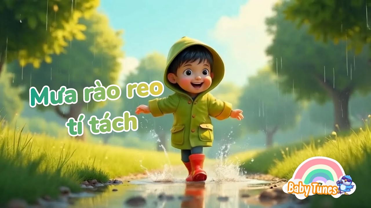 Bài hát: Mưa rào reo tí tách | Nhạc Thiếu Nhi | Bài Hát Thiếu Nhi Hay | Baby Tunes